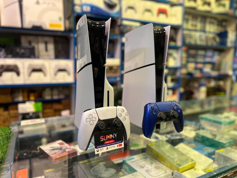 PS5 slim 1 tb complete box with warranty can be trade with ps4 0