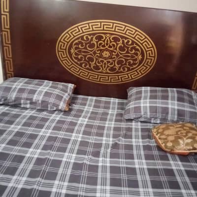 bed for sale with dressing and 2 side tables