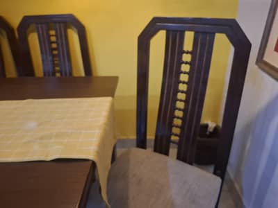 small dining table with six chair