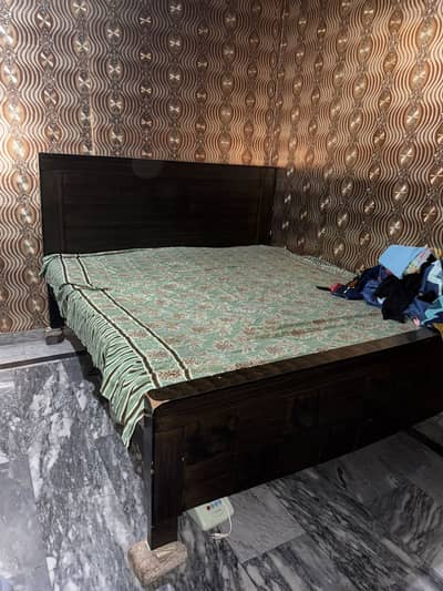 Wooden Double Bed