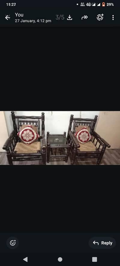 1 big Tables with 2 side tables. . . sheshy b hn . . sofa chair alg paiso