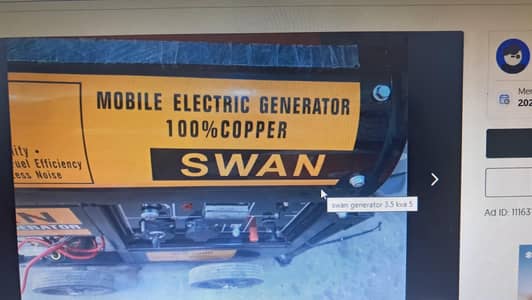 SAWAN GENERATOR 3.5 KVA