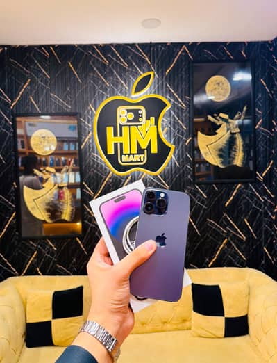 iPhone 14 Pro Max Complete Box 256GB PTA Physical eSim 89 Health WP