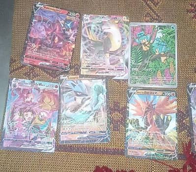 Pokémon holographic trading cards