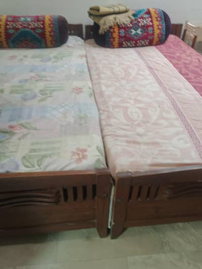 2 single bed