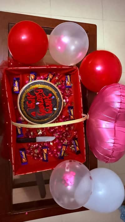 Decorated Basket For Gifts