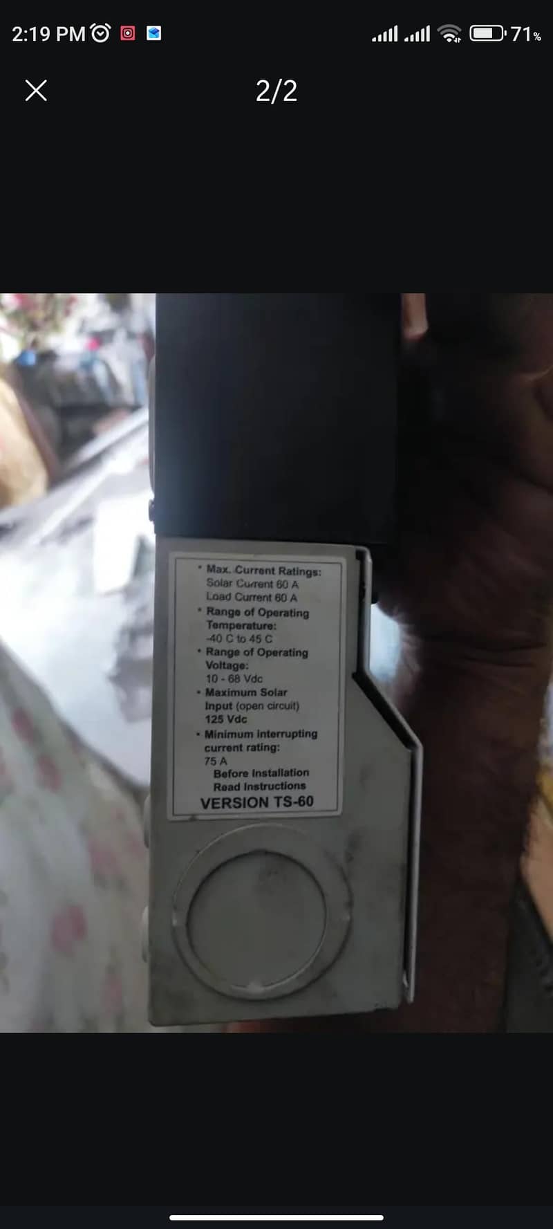 Solar Charge controller 1