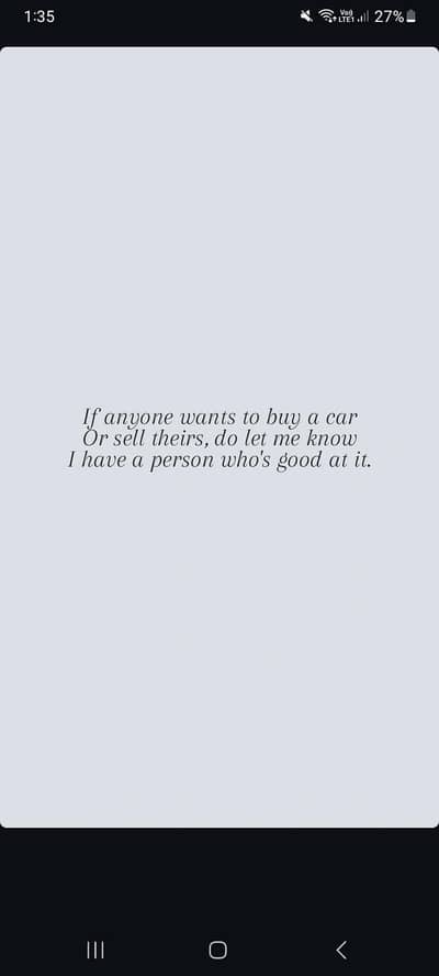anyone wants to sell thier car or buy thier car contact us.