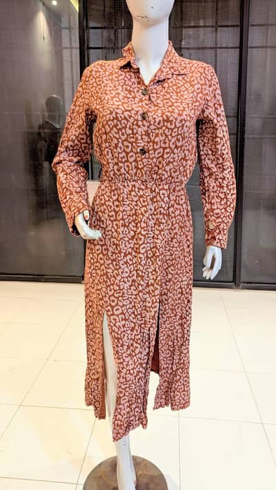 Original Boohoo UK Imported Leapord Print Maxi Dress