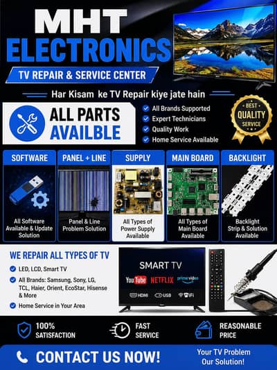 Led LCD QLED Tv Repair FSD