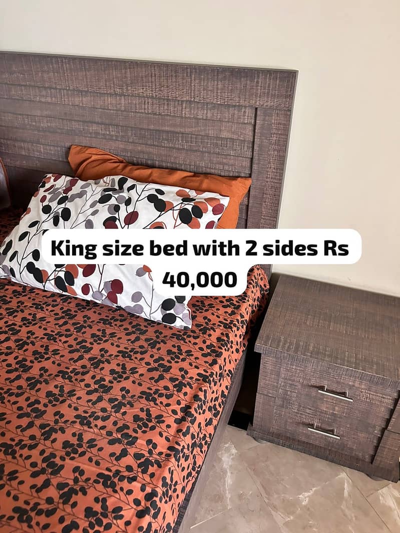 Bed & sofas available for sell 1