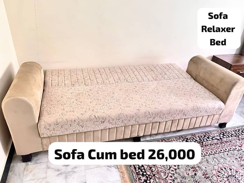 Bed & sofas available for sell 4