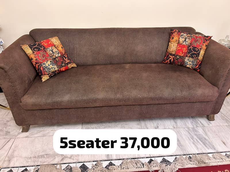 Bed & sofas available for sell 9