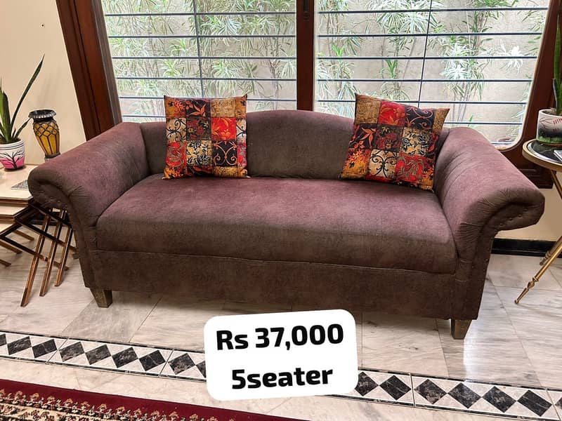 Bed & sofas available for sell 10