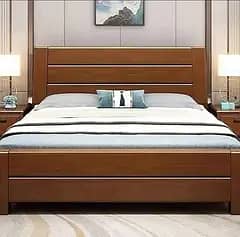 Bed/Double bed/single bed/king size bed/wooden bed/polish bed