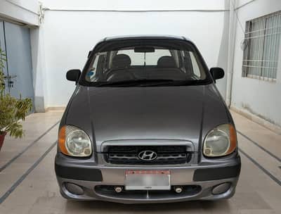 Hyundai Santro Club GV 2005 Grey manual in excellent condition.