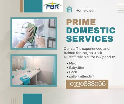 Maid | Cook | Babysitter | Patient Attendant | Helper Nurses