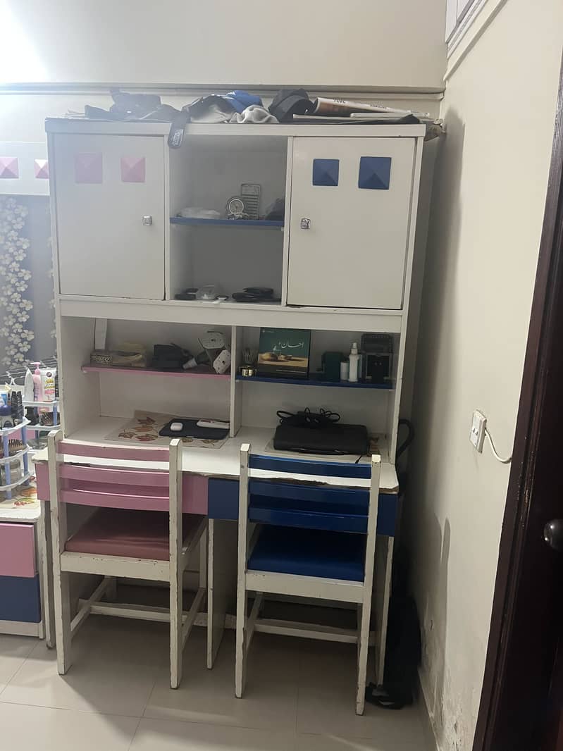 study table for 2 person 0