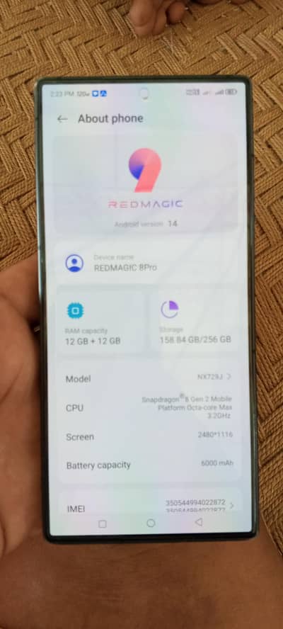 Zte nubia RedMagic 8 Pro