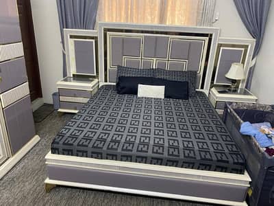 Complete Bed Set | Bed | Wardrobe | Dressing Table | New Condition