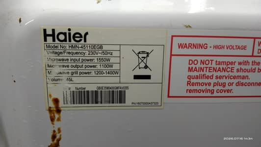 microwave Haier
