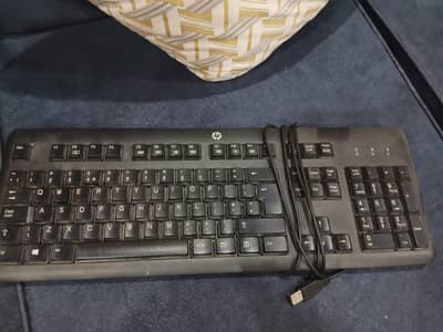HP Original USB Wired Keyboard KU-1156 Full Size - Excellent Working