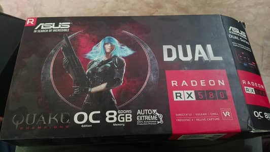 Graphic Card (Radeon Rx580 Dual fan)