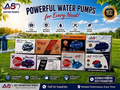 New and used Imported and local water pump