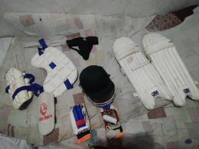 Cricket kit without bat and large size