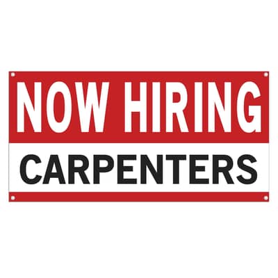  WE'RE HIRING – CARPENTER 