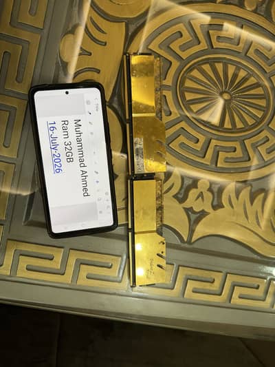 G Skill Trident Z Royal Gold 32GB 3600MHZ