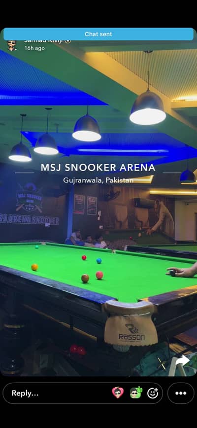 snooker club for sell in runing best for invester 3 tables 6/12