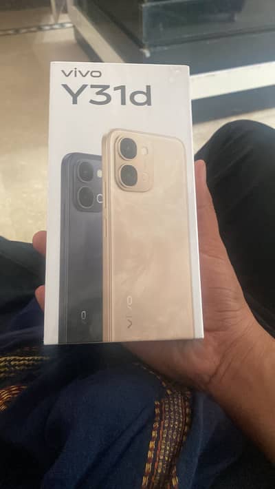 Vivo Y31d box pack box not open urgent sale