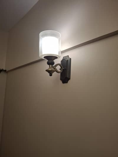 Elegant Chandelier with 4 Matching Wall Lights (Complete Set)