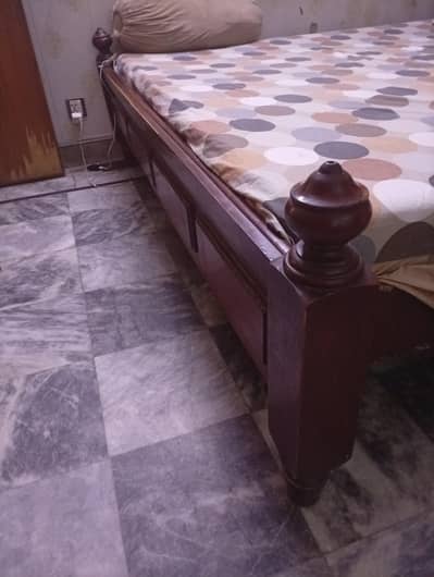 chiniot wooden bed king size