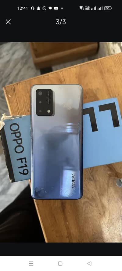 OPPO F19 with box