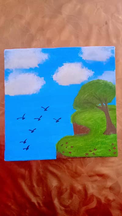 hand made wall painting
