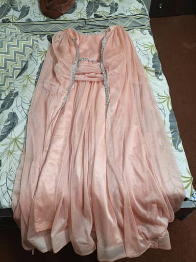 Elegant Pink Party Wear Maxi / Frock - Excellent Condition - RS 8,000