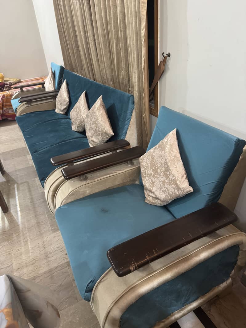 5 Seater Sofa Set – Living Room Furniture 1