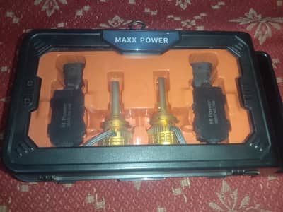 Front bright max power flashlight with box .