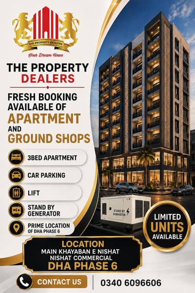 PROPERTY FOR BOOKING AT NISHAT COMMERCIAL