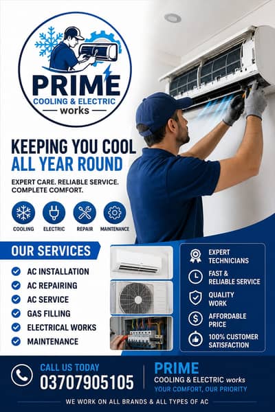 Expert AC & Electrical Solutions – Reliable Cooling, Repair & Install