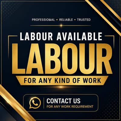 LABOUR TEAM AVAILABLE ‍