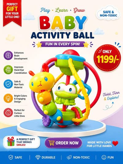 Baby activity ball
