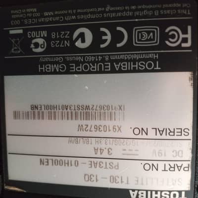 Toshiba laptop
