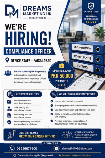 Operations Controller and Compliance
