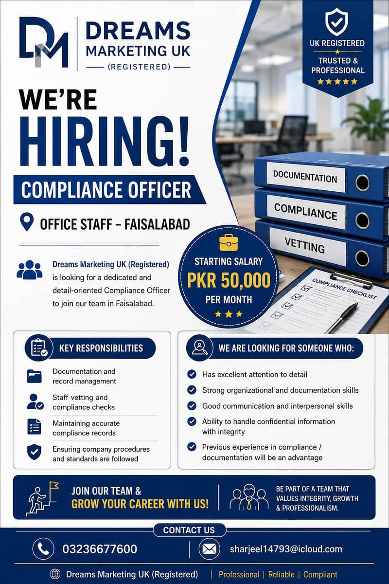 Operations Controller and Compliance 0