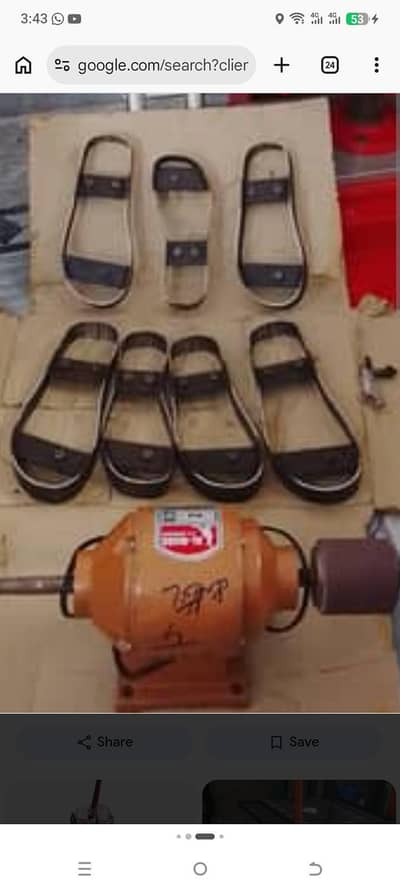 Chappal Making Machine