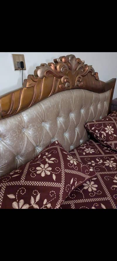 bed with mattress included 2 side tables