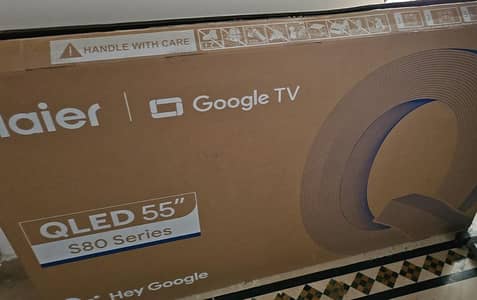 HAIER 55" QLED S80 1 year warranty